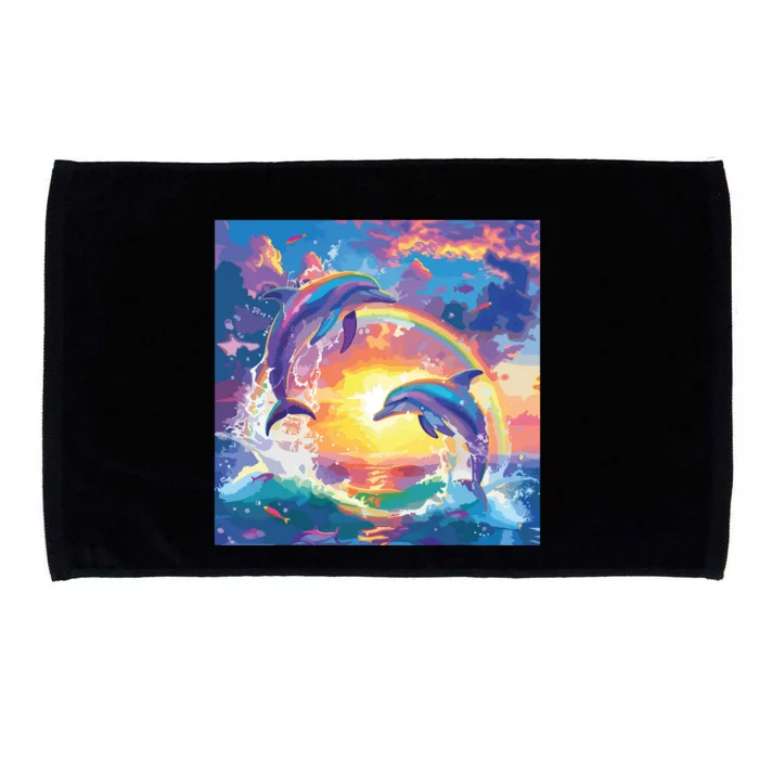 I Just Wanna Be Part Of Your Symphony Symphony Dolphin Meme Microfiber Hand Towel