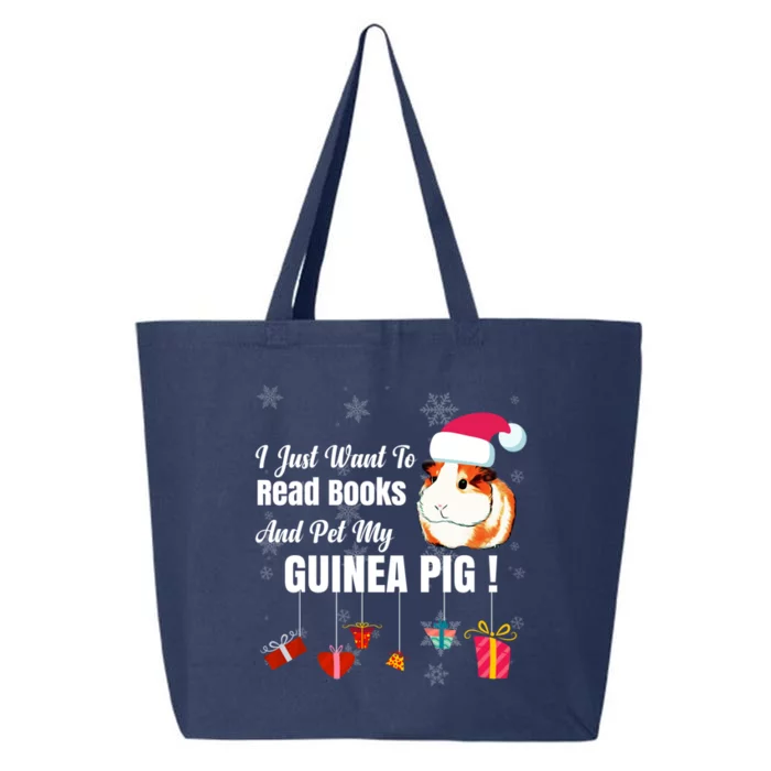 I Just Want To Read Books Cute Guinea Pig Christmas Gift 25L Jumbo Tote