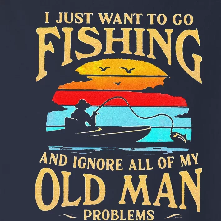 I Just Want To Go Fishing And Ignore All Of My Old Man Toddler Long Sleeve Shirt