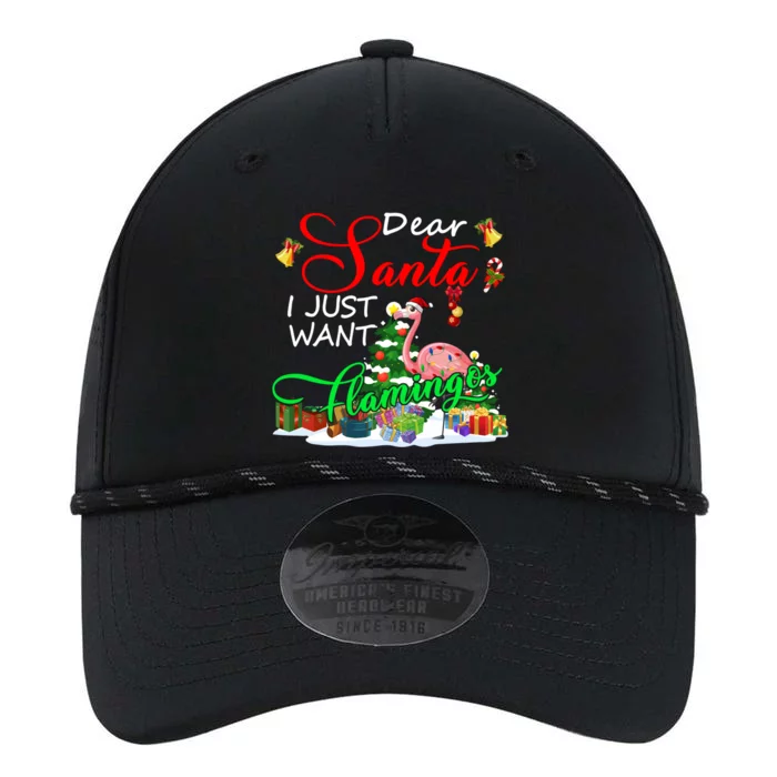 I Just Want Flamingos Christmas Santa Flamingo Lover Gift Performance The Dyno Cap