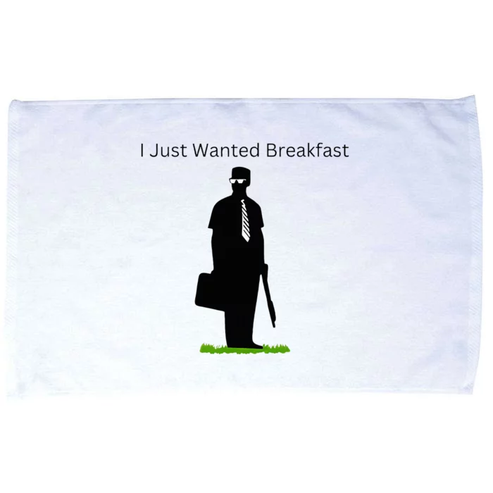 I Just Wanted Breakfast Microfiber Hand Towel