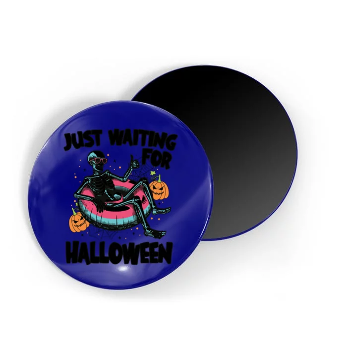 ILl Just Wait Quiet Halloween Teacher Skeleton Meme Tie Dye Gift Magnet