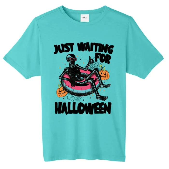 ILl Just Wait Quiet Halloween Teacher Skeleton Meme Tie Dye Gift ChromaSoft Performance T-Shirt