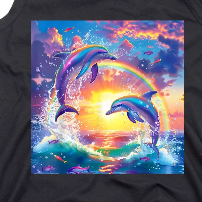 I Just Wanna Be Part Of Your Symphony Symphony Dolphin Meme Tank Top