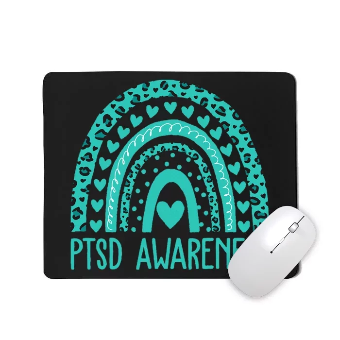 In June We Wear Teal PTSD Awareness Month Mousepad