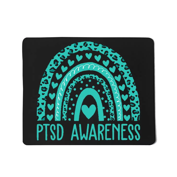 In June We Wear Teal PTSD Awareness Month Mousepad