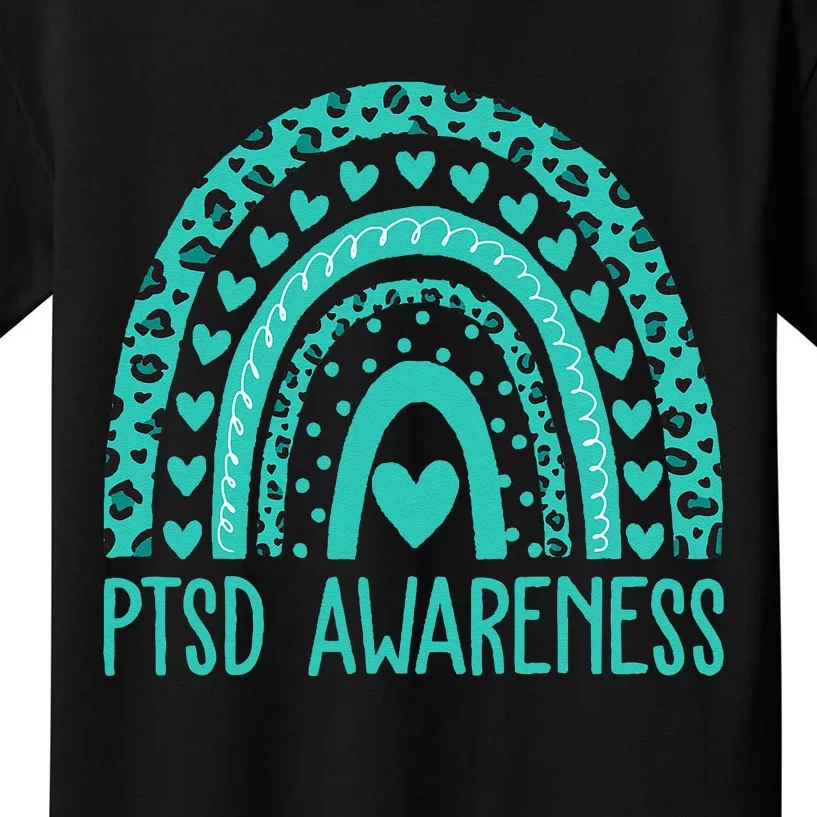 In June We Wear Teal PTSD Awareness Month Kids T-Shirt