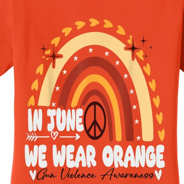 In June We Wear Orange End Gun Violence Awareness Women's T-Shirt