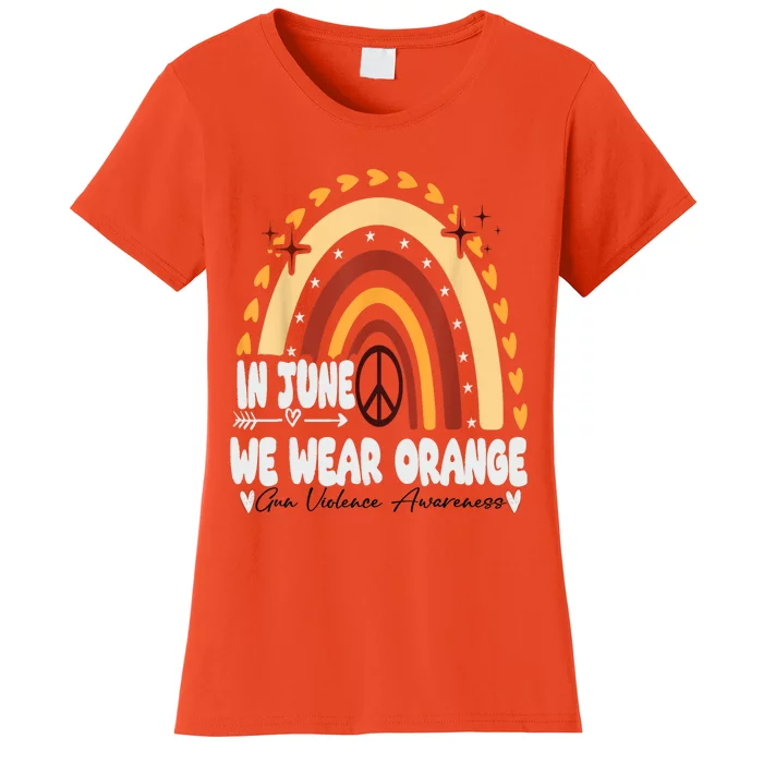 In June We Wear Orange End Gun Violence Awareness Women's T-Shirt