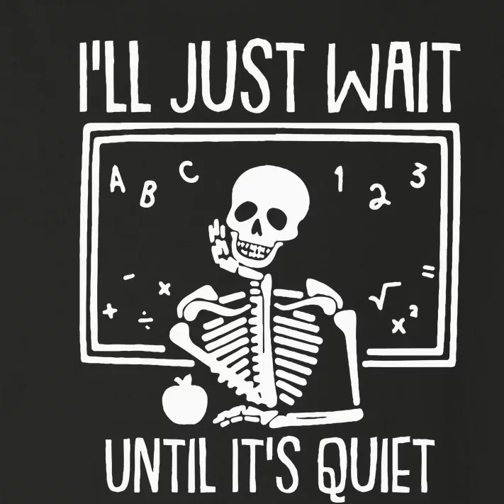 Ill Just Wait Until Its Quiet Teacher Lazy Halloween Costume Toddler Long Sleeve Shirt