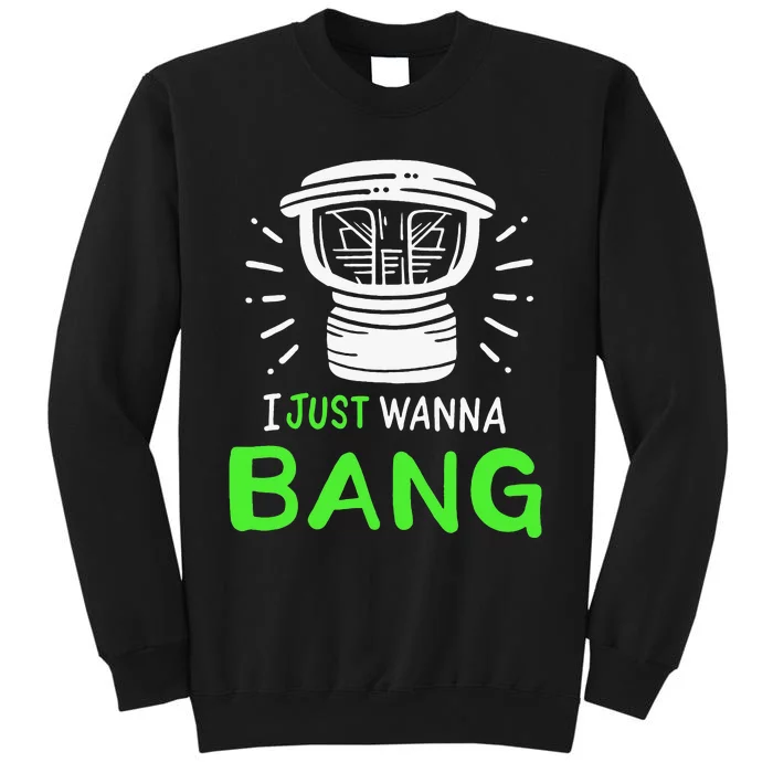 I Just Wanna Bang Car Audio Technician Sweatshirt