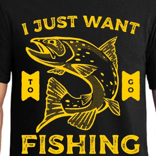 I Just Want Fishing Pajama Set