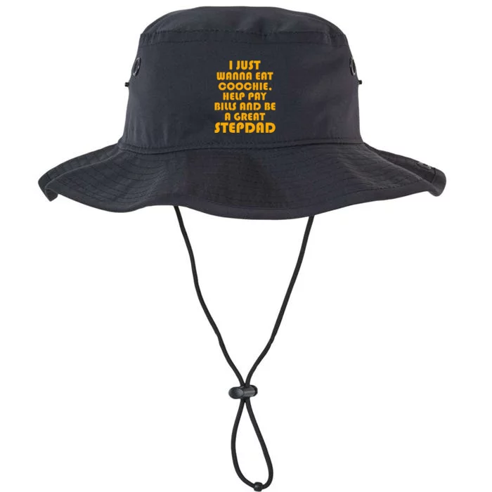 I Just Wanna Eat Coochie Stepdad Legacy Cool Fit Booney Bucket Hat