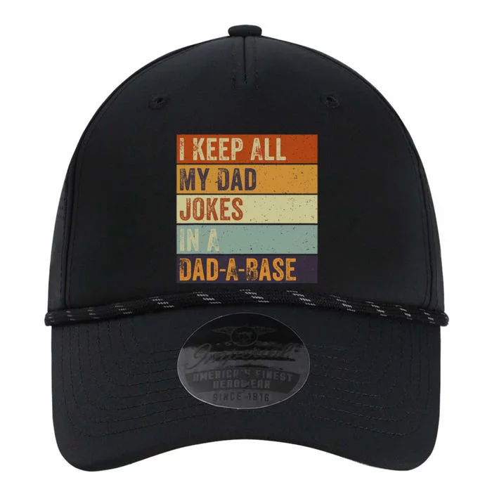 I Keep All My Dad Jokes In A Dadabase Vintage Father Dad Performance The Dyno Cap