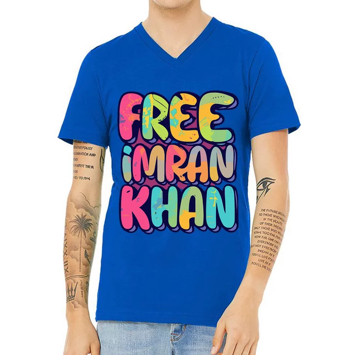 Imran Khan Absolutely Not PTI Pakistan Prime Minister V-Neck T-Shirt