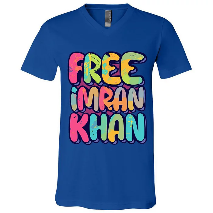 Imran Khan Absolutely Not PTI Pakistan Prime Minister V-Neck T-Shirt