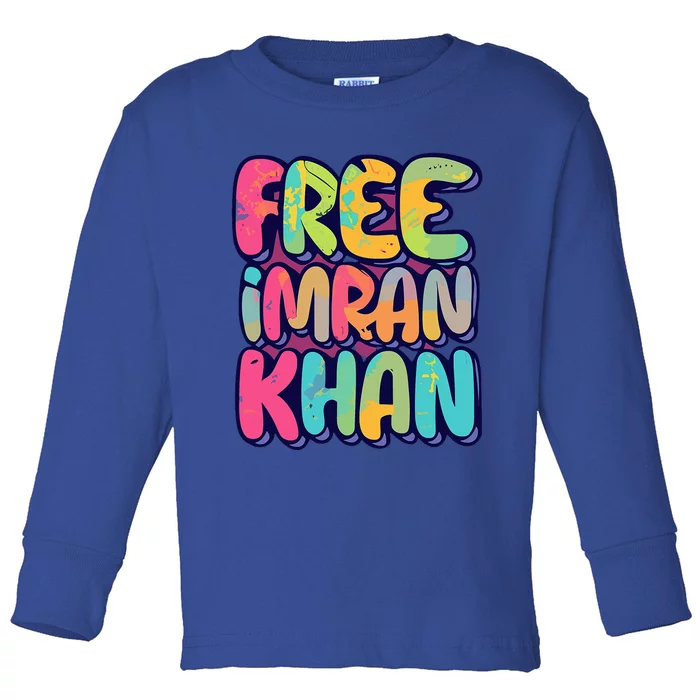 Imran Khan Absolutely Not PTI Pakistan Prime Minister Toddler Long Sleeve Shirt