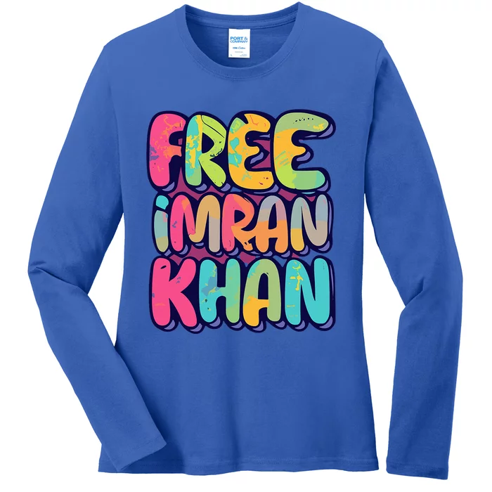 Imran Khan Absolutely Not PTI Pakistan Prime Minister Ladies Long Sleeve Shirt