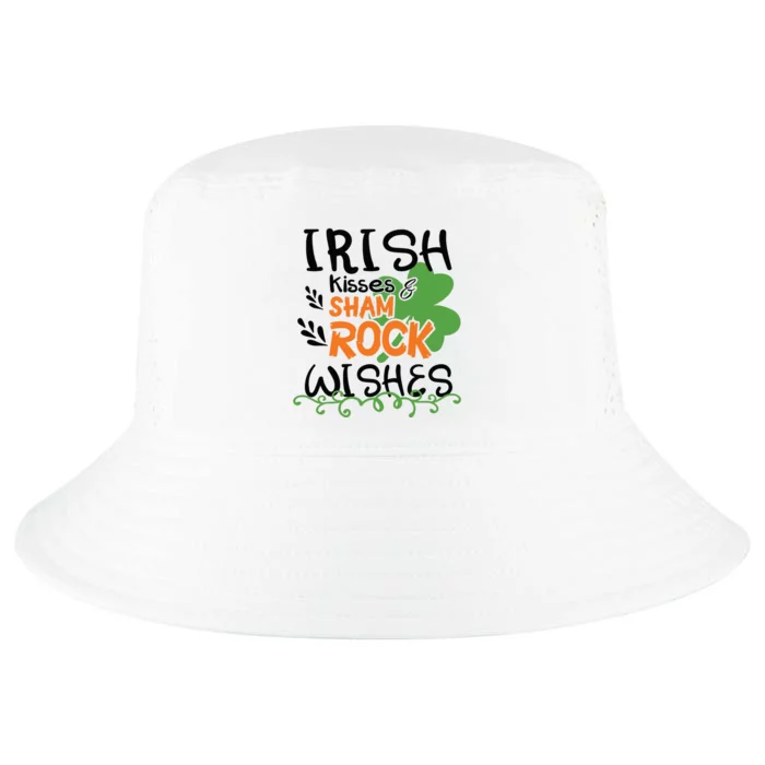 Irish Kisses And Shamrock Wishes Cool Comfort Performance Bucket Hat