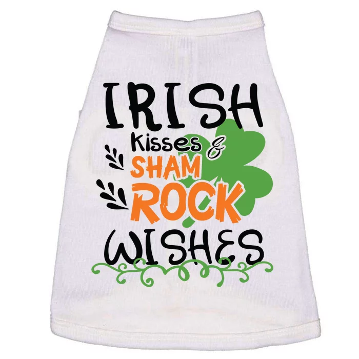 Irish Kisses And Shamrock Wishes Doggie Tank