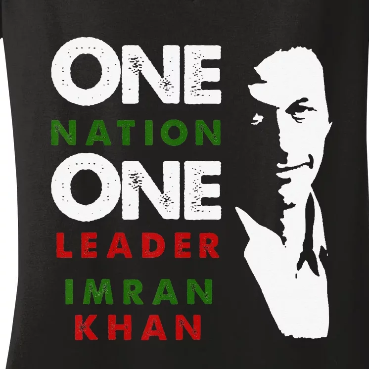 Imran Khan Absolutely Not PTI Pakistan Prime Minister Women's V-Neck T-Shirt