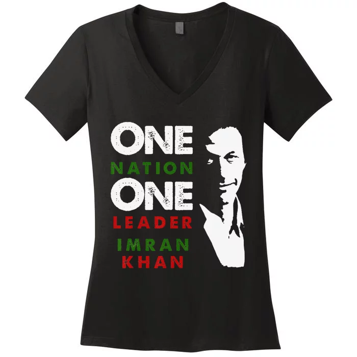 Imran Khan Absolutely Not PTI Pakistan Prime Minister Women's V-Neck T-Shirt