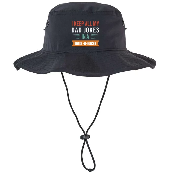 I Keep All My Dad Jokes Father T Legacy Cool Fit Booney Bucket Hat