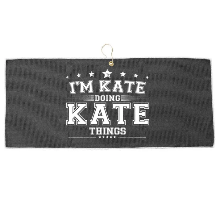 Im Kate Doing Kate Things Large Microfiber Waffle Golf Towel