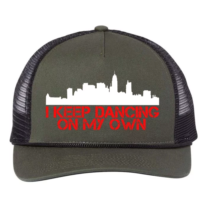 I Keep Dancing On My Own Philadelphia Baseball Retro Rope Trucker Hat Cap