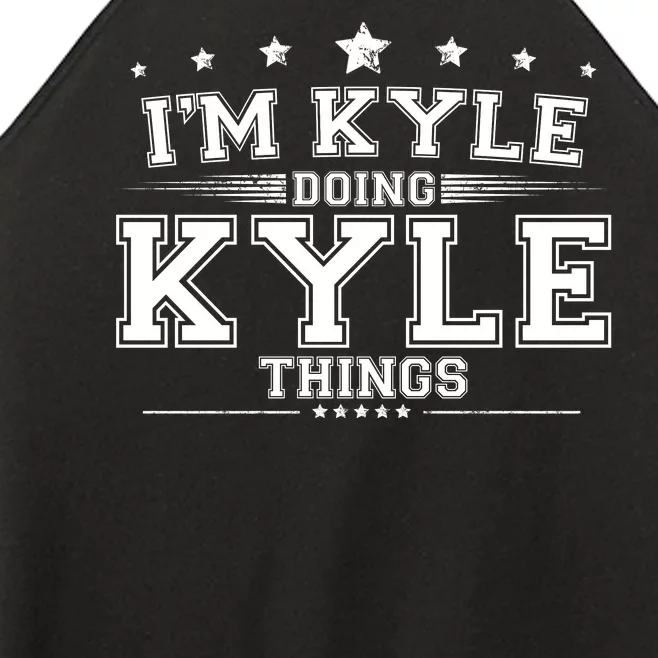 Im Kyle Doing Kyle Things Women’s Perfect Tri Rocker Tank