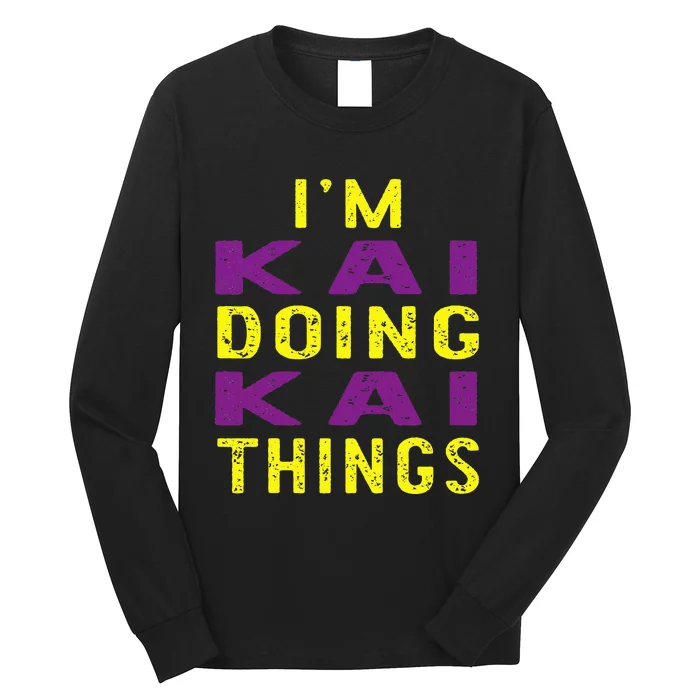 IM Kai Doing Kai Things Long Sleeve Shirt