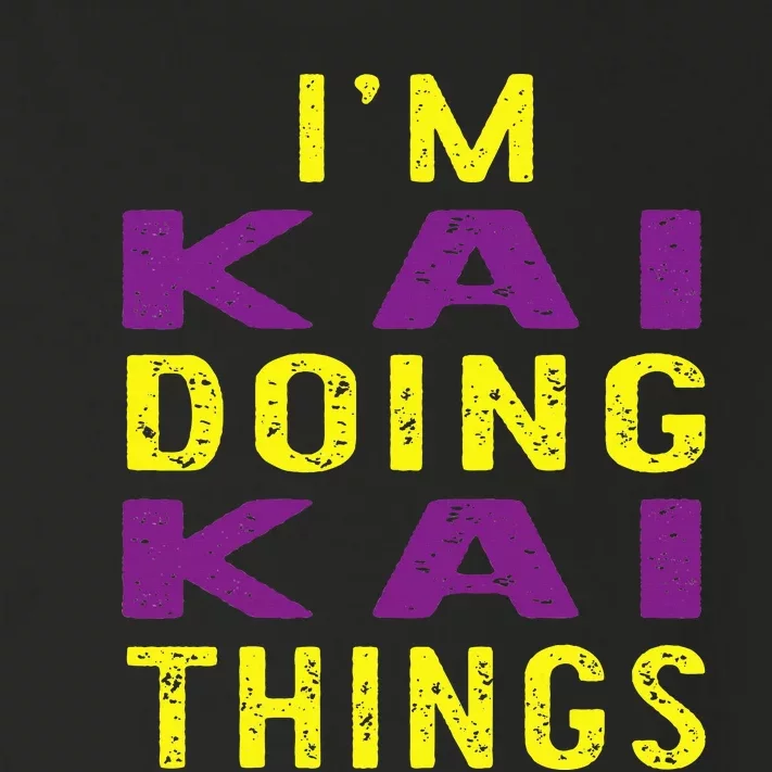 IM Kai Doing Kai Things Toddler Long Sleeve Shirt