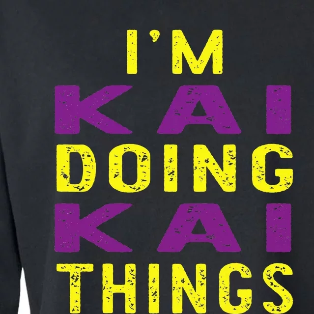 IM Kai Doing Kai Things Cropped Pullover Crew