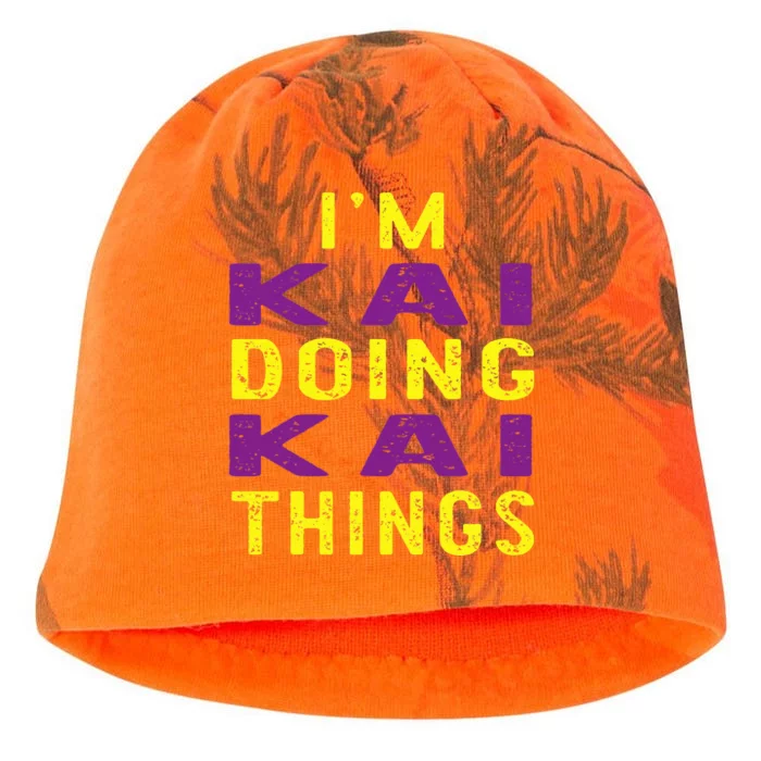 IM Kai Doing Kai Things Kati - Camo Knit Beanie