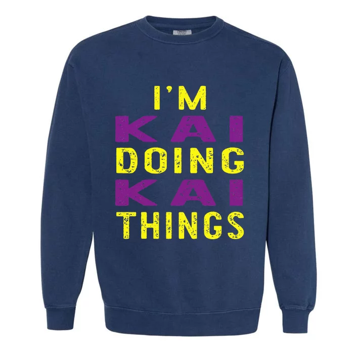 IM Kai Doing Kai Things Garment-Dyed Sweatshirt