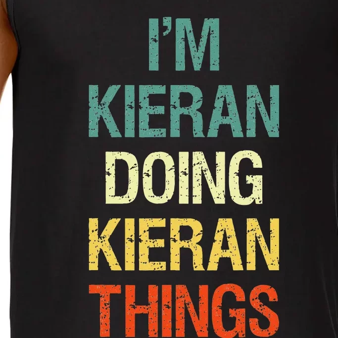 I'M Kieran Doing Kieran Things Personalized First Name Gift Comfort Colors® Tank Top