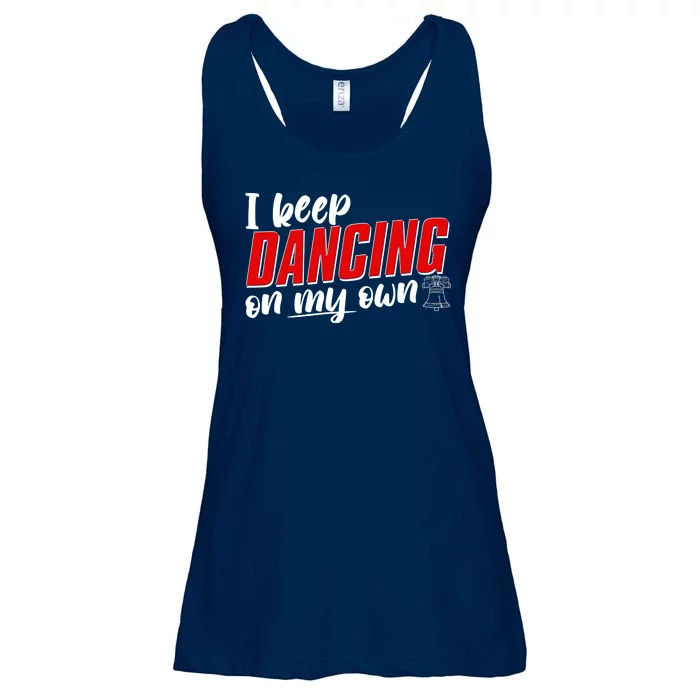 I Keep Dancing On My Own Philadelphia Baseball Ladies Essential Flowy Tank