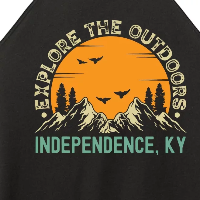 Independence Kentucky Explore The Outdoors Women’s Perfect Tri Rocker Tank