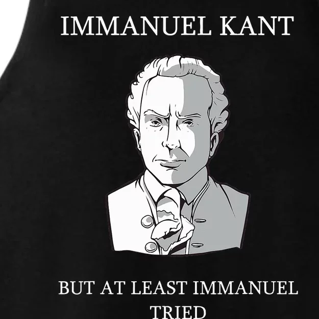 Immanuel Kant Funny Philosophy Saying Gift Ladies Tri-Blend Wicking Tank