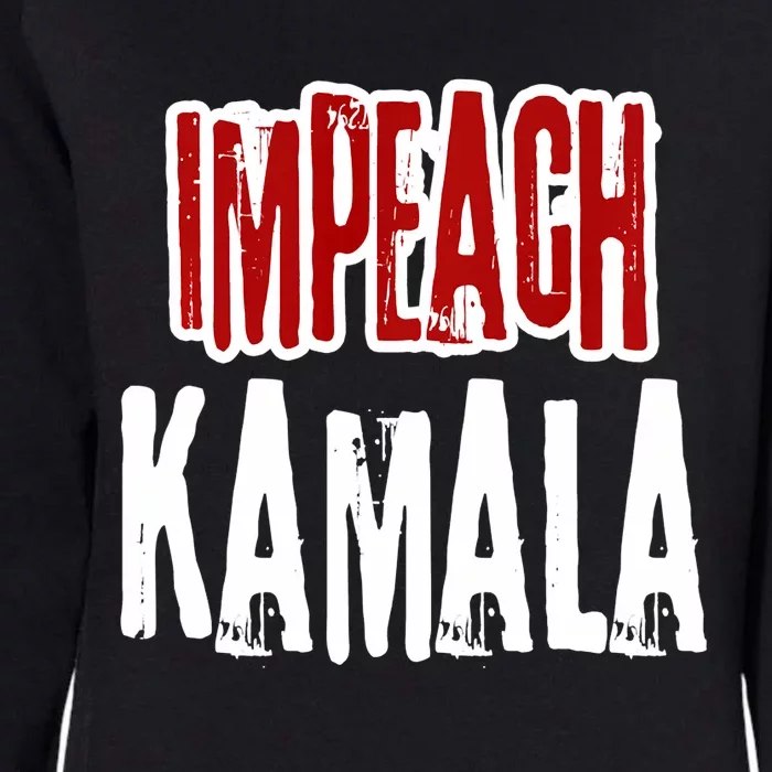 Impeach Kamala Harris Anti Kamala Harris Socialism Womens California Wash Sweatshirt