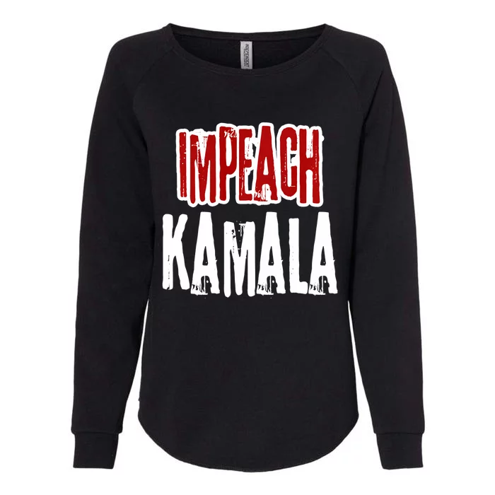 Impeach Kamala Harris Anti Kamala Harris Socialism Womens California Wash Sweatshirt