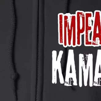 Impeach Kamala Harris Anti Kamala Harris Socialism Full Zip Hoodie