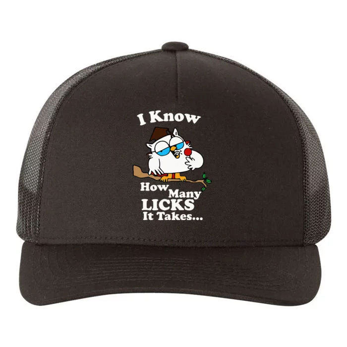 I Know How Many Licks It Takes Yupoong Adult 5-Panel Trucker Hat