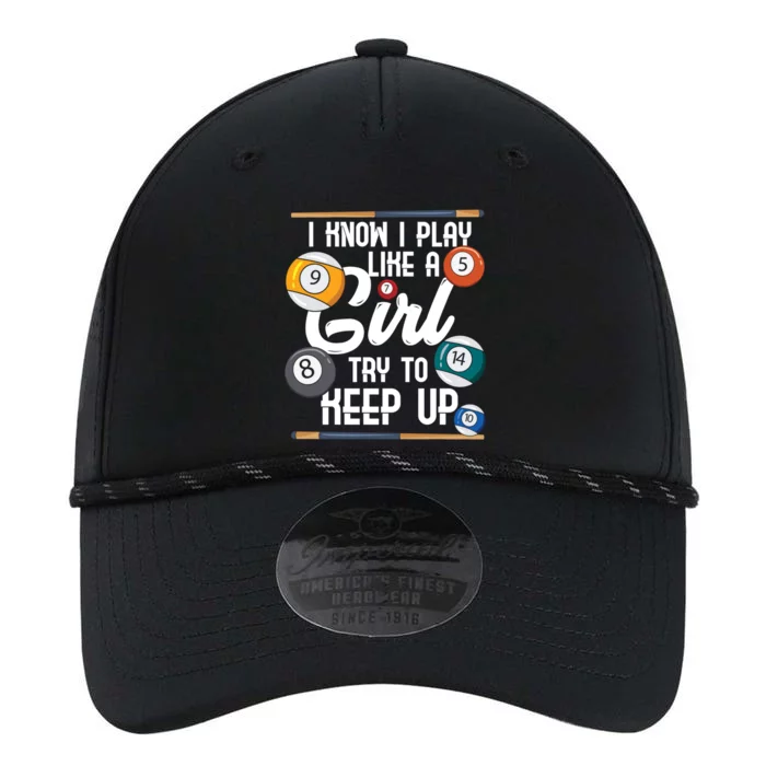 I Know I Play Like A Funny Eight Ball Pool Billiards Funny Gift Performance The Dyno Cap