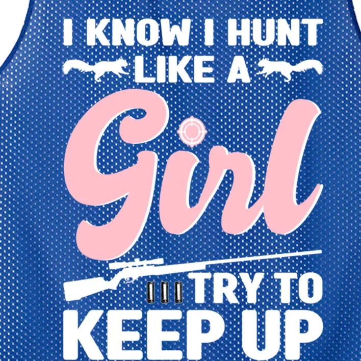 I Know I Hunt Like A Squirrel Hunting Gift Mesh Reversible Basketball Jersey Tank