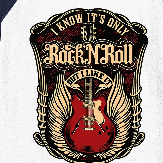 I Know ItS Only Rock And Roll Baseball Sleeve Shirt