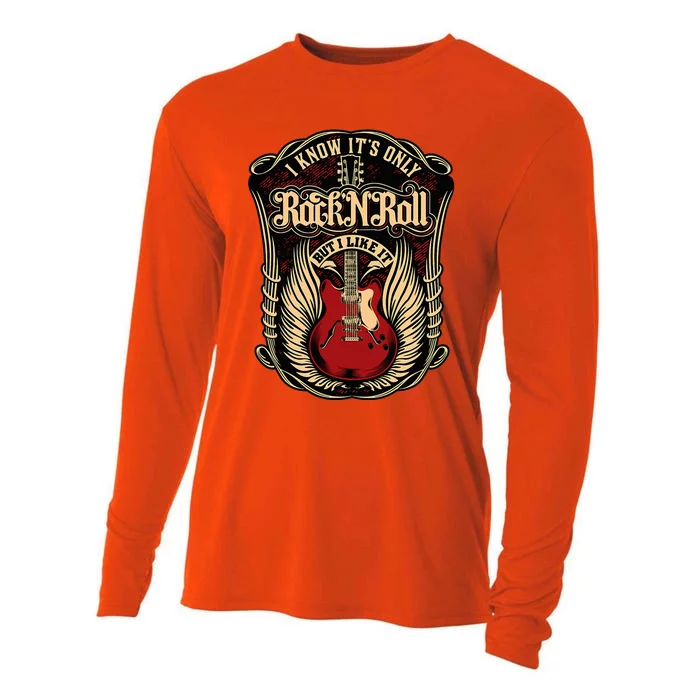 I Know ItS Only Rock And Roll Cooling Performance Long Sleeve Crew