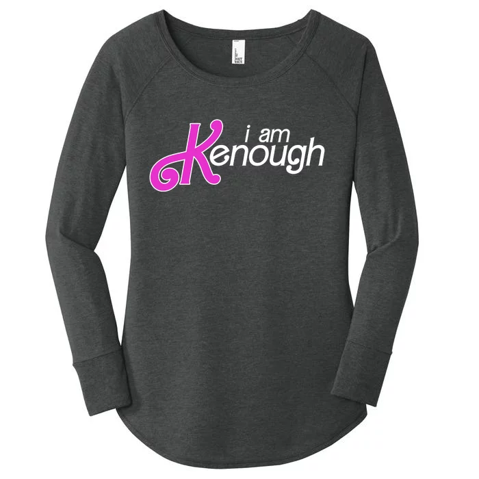 Im Ken I Am Kenough Funny Enough Movie Meme Women's Perfect Tri Tunic Long Sleeve Shirt