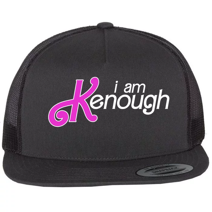 Im Ken I Am Kenough Funny Enough Movie Meme Flat Bill Trucker Hat