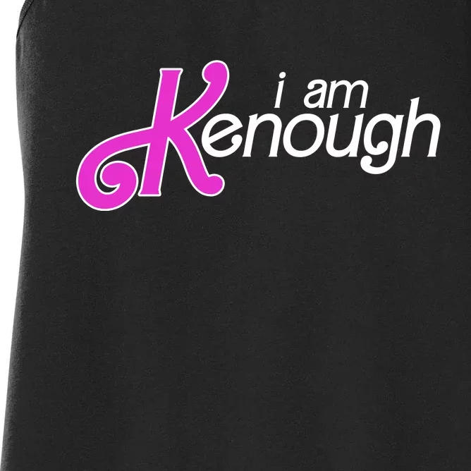 Im Ken I Am Kenough Funny Enough Movie Meme Women's Racerback Tank